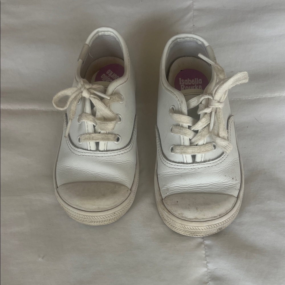 Keds Kids White Lace-Up Sneakers
